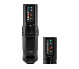 Spektra FLUX - Macchinetta Wireless Tattoo Pen + PowerBolt Aggiuntivo - Stealth fk irons