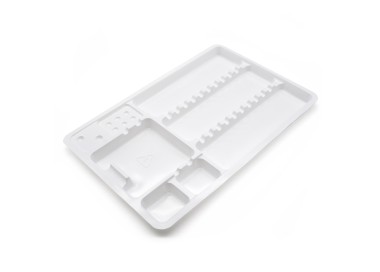 Vassoi Monouso in Plastica - 18x28cm - 10pz