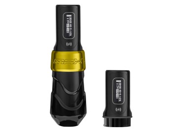 Spektra FLUX MAX Wireless con 2 PowerBolt II - Gold - Macchinetta Wireless Tattoo Pen fk irons