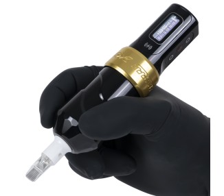 Spektra FLUX MAX Wireless con 2 PowerBolt II - Gold - Macchinetta Wireless Tattoo Pen fk irons