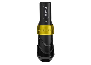 Spektra FLUX MAX Wireless con 2 PowerBolt II - Gold - Macchinetta Wireless Tattoo Pen fk irons