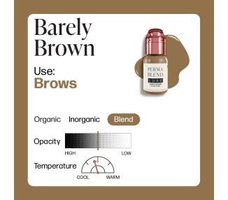 BARELY BROWN - Perma Blend Luxe - 15ml - Pigmento PMU REACH perma blend