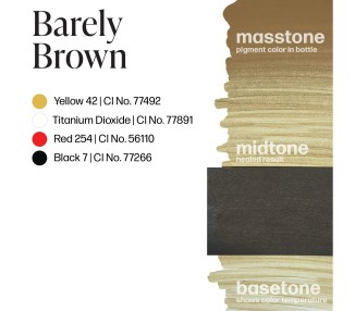 BARELY BROWN - Perma Blend Luxe - 15ml - Pigmento PMU REACH perma blend