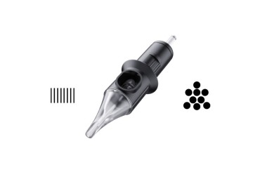 09 Liner (0,30mm) - Medium Taper - Cartucce Cheyenne Safety - Aghi Tattoo - 20pz. cheyenne
