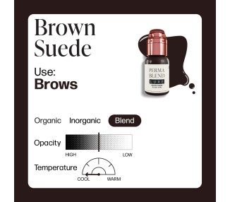 BROWN SUEDE - Perma Blend Luxe - 15ml - Pigmento PMU REACH perma blend