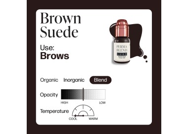 BROWN SUEDE - Perma Blend Luxe - 15ml - Pigmento PMU REACH perma blend