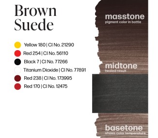 BROWN SUEDE - Perma Blend Luxe - 15ml - Pigmento PMU REACH perma blend