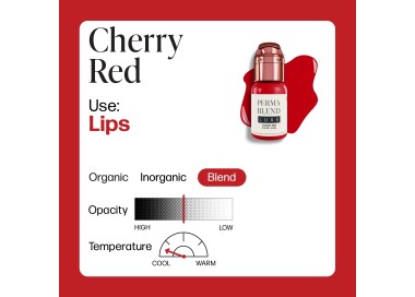CHERRY RED - Perma Blend Luxe - 15ml - Pigmento PMU REACH perma blend