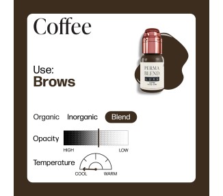 COFFEE - Perma Blend Luxe - 15ml - Pigmento PMU REACH perma blend