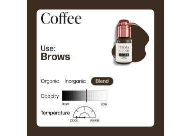 COFFEE - Perma Blend Luxe - 15ml - Pigmento PMU REACH perma blend
