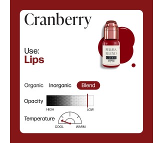 CRANBERRY - Perma Blend Luxe - 15ml - Pigmento PMU REACH perma blend