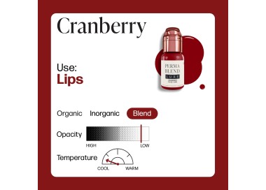 CRANBERRY - Perma Blend Luxe - 15ml - Pigmento PMU REACH perma blend