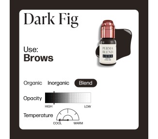 DARK FIG - Perma Blend Luxe - 15ml - Pigmento PMU REACH perma blend
