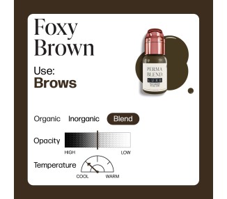 FOXY BROWN - Perma Blend Luxe - 15ml - Pigmento PMU REACH perma blend