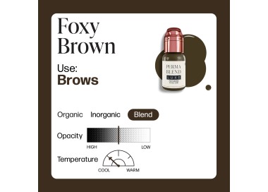 FOXY BROWN - Perma Blend Luxe - 15ml - Pigmento PMU REACH perma blend