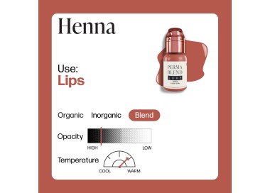 HENNA - Perma Blend Luxe - 15ml - Pigmento PMU REACH perma blend