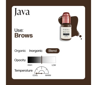JAVA - Perma Blend Luxe - 15ml - Pigmento PMU REACH perma blend