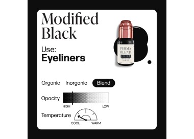 MODIFIED BLACK - Perma Blend Luxe - 15ml - Pigmento PMU REACH perma blend