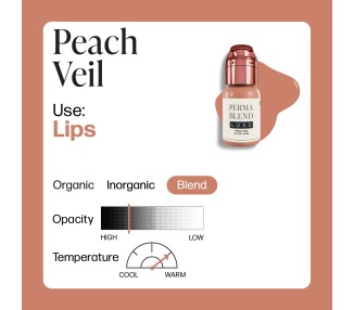 PEACH VEIL - Perma Blend Luxe - 15ml - Pigmento PMU REACH perma blend