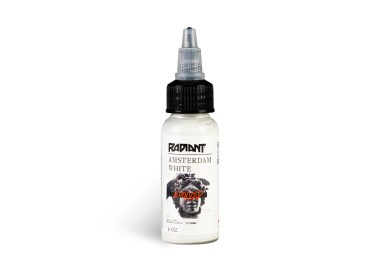 AMSTERDAM WHITE - Radiant Colors - 30ml - Colore Tattoo REACH radiant colors