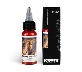 BARCELONA RED - Radiant Colors - 30ml - Colore Tattoo REACH radiant colors