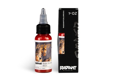 BARCELONA RED - Radiant Colors - 30ml - Colore Tattoo REACH radiant colors