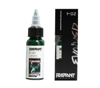 ROME GREEN - Radiant Colors - 30ml - Colore Tattoo REACH radiant colors
