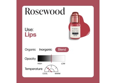 ROSEWOOD - Perma Blend Luxe - 15ml - Pigmento PMU REACH perma blend