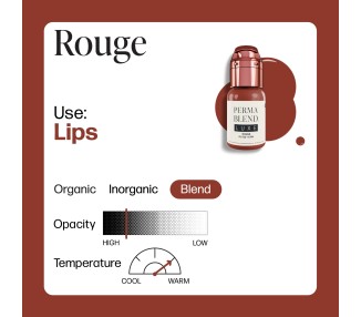 ROUGE - Perma Blend Luxe - 15ml - Pigmento PMU REACH perma blend