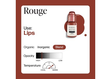 ROUGE - Perma Blend Luxe - 15ml - Pigmento PMU REACH perma blend