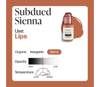 SUBDUED SIENNA - Perma Blend Luxe - 15ml - Pigmento PMU REACH perma blend