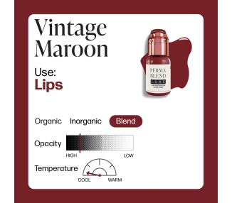 VINTAGE MAROON - Perma Blend Luxe - 15ml - Pigmento PMU REACH perma blend