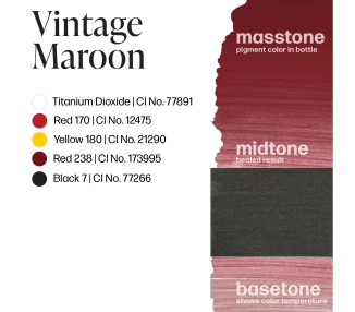VINTAGE MAROON - Perma Blend Luxe - 15ml - Pigmento PMU REACH perma blend