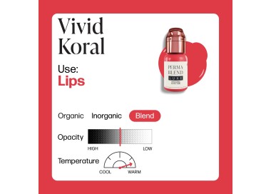 VIVID KORAL - Perma Blend Luxe - 15ml - Pigmento PMU REACH perma blend