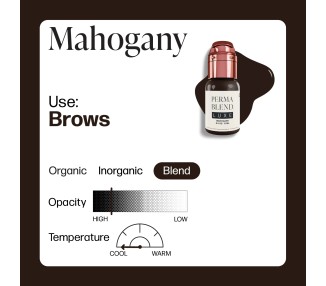 MAHOGANY - Perma Blend Luxe - 15ml - Pigmento PMU REACH perma blend