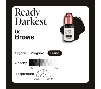 READY DARKEST - Perma Blend Luxe - 15ml - Pigmento PMU REACH perma blend