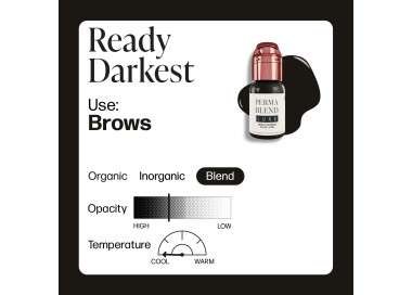 READY DARKEST - Perma Blend Luxe - 15ml - Pigmento PMU REACH perma blend
