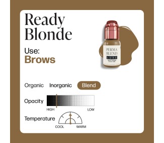 READY BLONDE - Perma Blend Luxe - 15ml - Pigmento PMU REACH perma blend