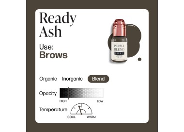 READY ASH - Perma Blend Luxe - 15ml - Pigmento PMU REACH perma blend