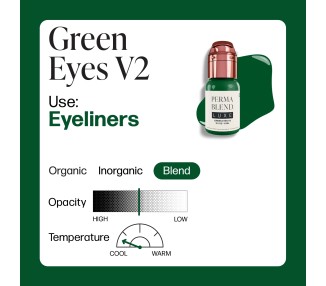 GREEN EYES V2 - Perma Blend Luxe - 15ml - Pigmento PMU REACH perma blend