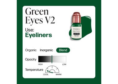 GREEN EYES V2 - Perma Blend Luxe - 15ml - Pigmento PMU REACH perma blend