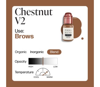CHESTNUT V2 - Perma Blend Luxe - 15ml - Pigmento PMU REACH perma blend