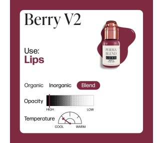 BERRY V2 - Perma Blend Luxe - 15ml - Pigmento PMU REACH perma blend