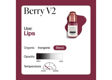 BERRY V2 - Perma Blend Luxe - 15ml - Pigmento PMU REACH perma blend