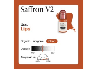 SAFFRON V2 - Perma Blend Luxe - 15ml - Pigmento PMU REACH perma blend