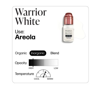 WARRIOR WHITE - Perma Blend Luxe - 15ml - Pigmento PMU REACH perma blend