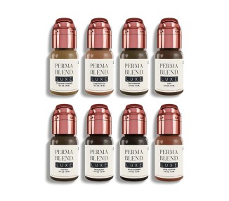 BROW-CHICKA WOW WOW Set - Perma Blend Luxe - 8x15ml - Pigmenti PMU REACH perma blend