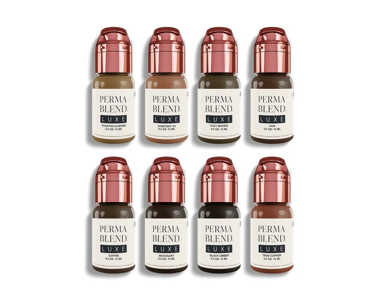 BROW-CHICKA WOW WOW Set - Perma Blend Luxe - 8x15ml - Pigmenti PMU REACH perma blend BROW-CHICKA WOW WOW Set - Perma Blend Luxe - 8x15ml - Pigmenti PMU REACH perma blend