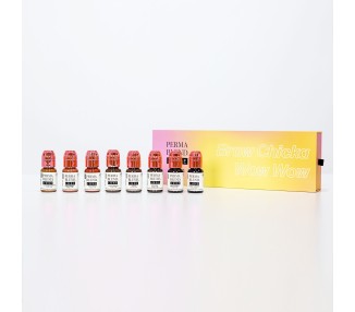 BROW-CHICKA WOW WOW Set - Perma Blend Luxe - 8x15ml - Pigmenti PMU REACH perma blend