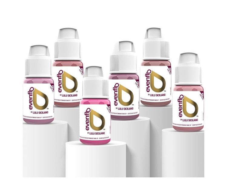 Evenflo TRUE LIPS Set - Perma Blend Luxe - 6x15ml - Pigmenti PMU REACH evenflo Evenflo TRUE LIPS Set - Perma Blend Luxe - 6x15ml - Pigmenti PMU REACH evenflo